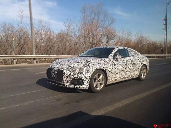 奧迪全新A5Sportback國內(nèi)諜照曝光